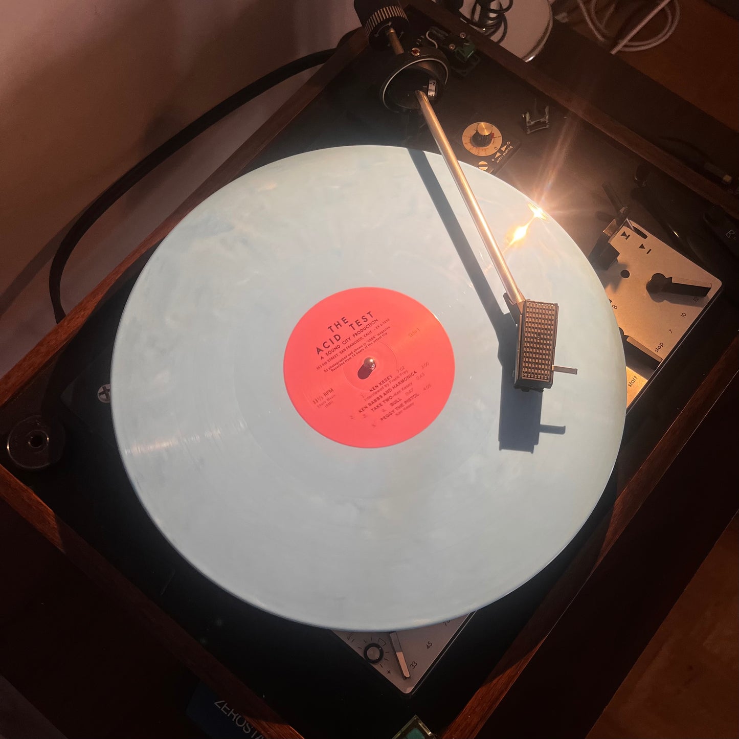 Ken Kesey - THE ACID TEST LP / GRATEFUL DEAD - Ltd edition Blue Vinyl LP