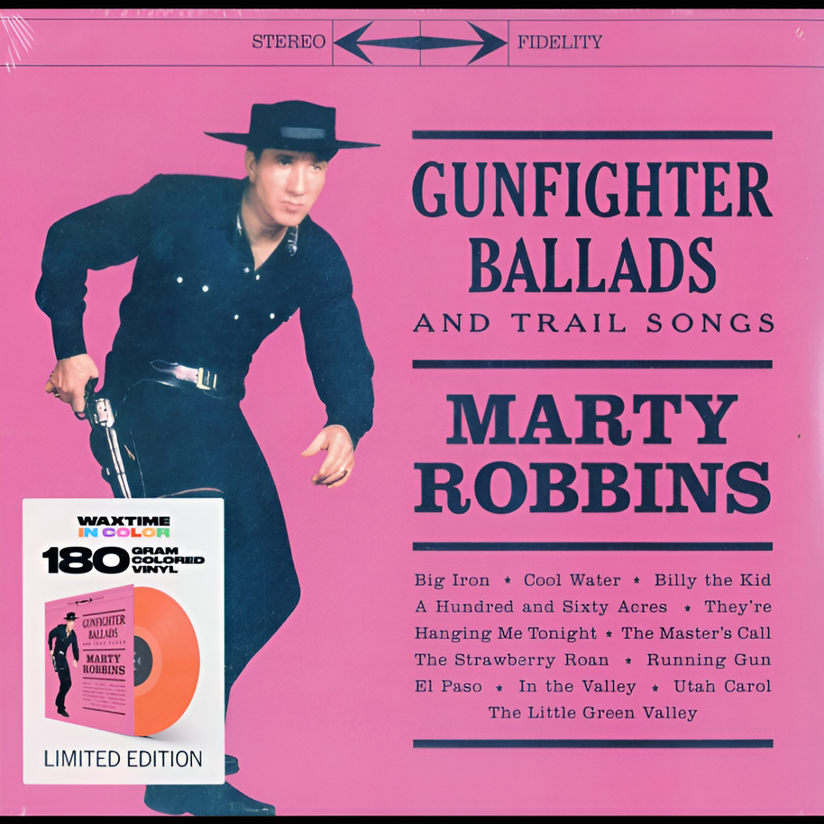 Marty Robbins - GUNFIGHTER BALLADS & TRAIL SONGS (180G Red Vinyl) LP