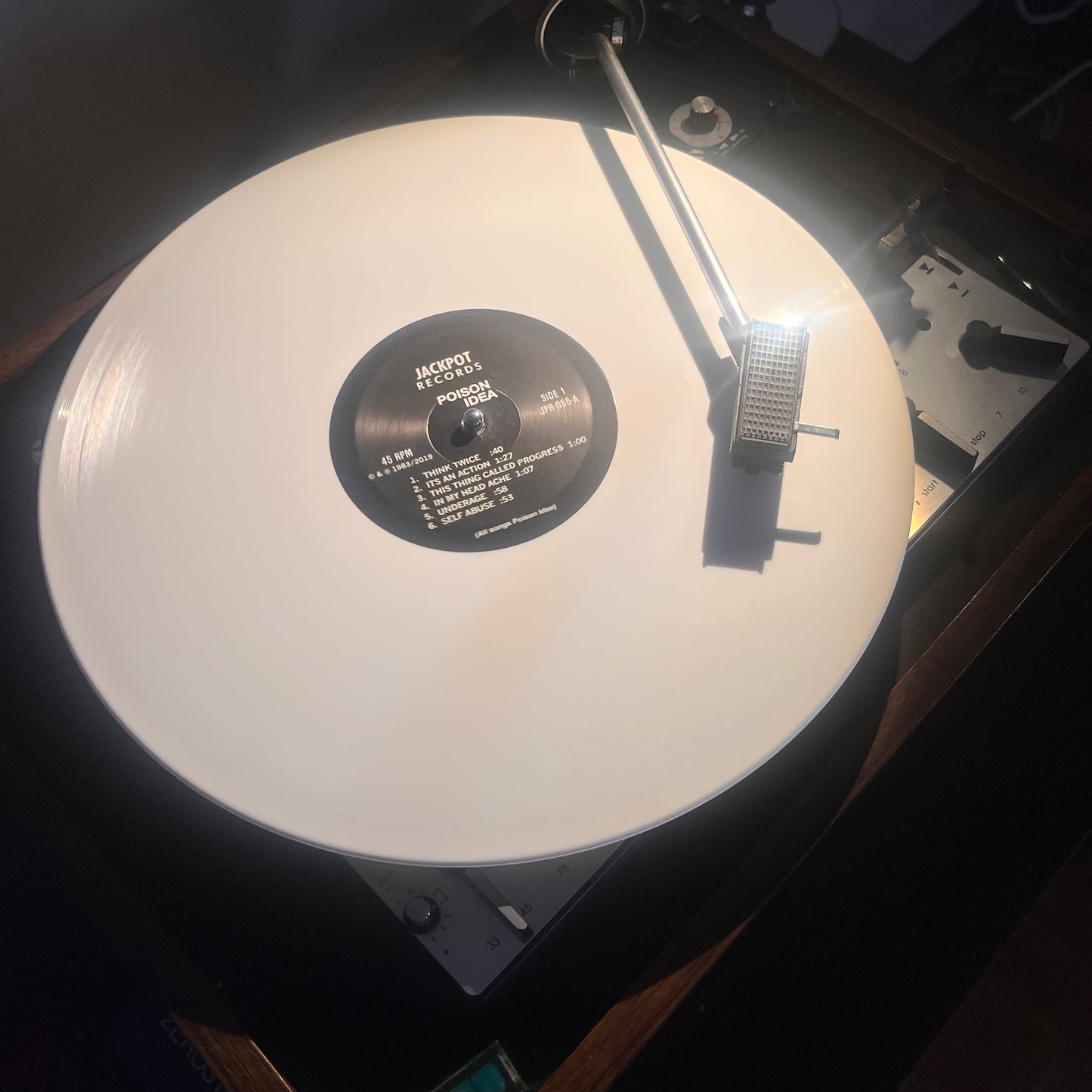 Poison Idea - PICK YOUR KING EP (White color Vinyl)