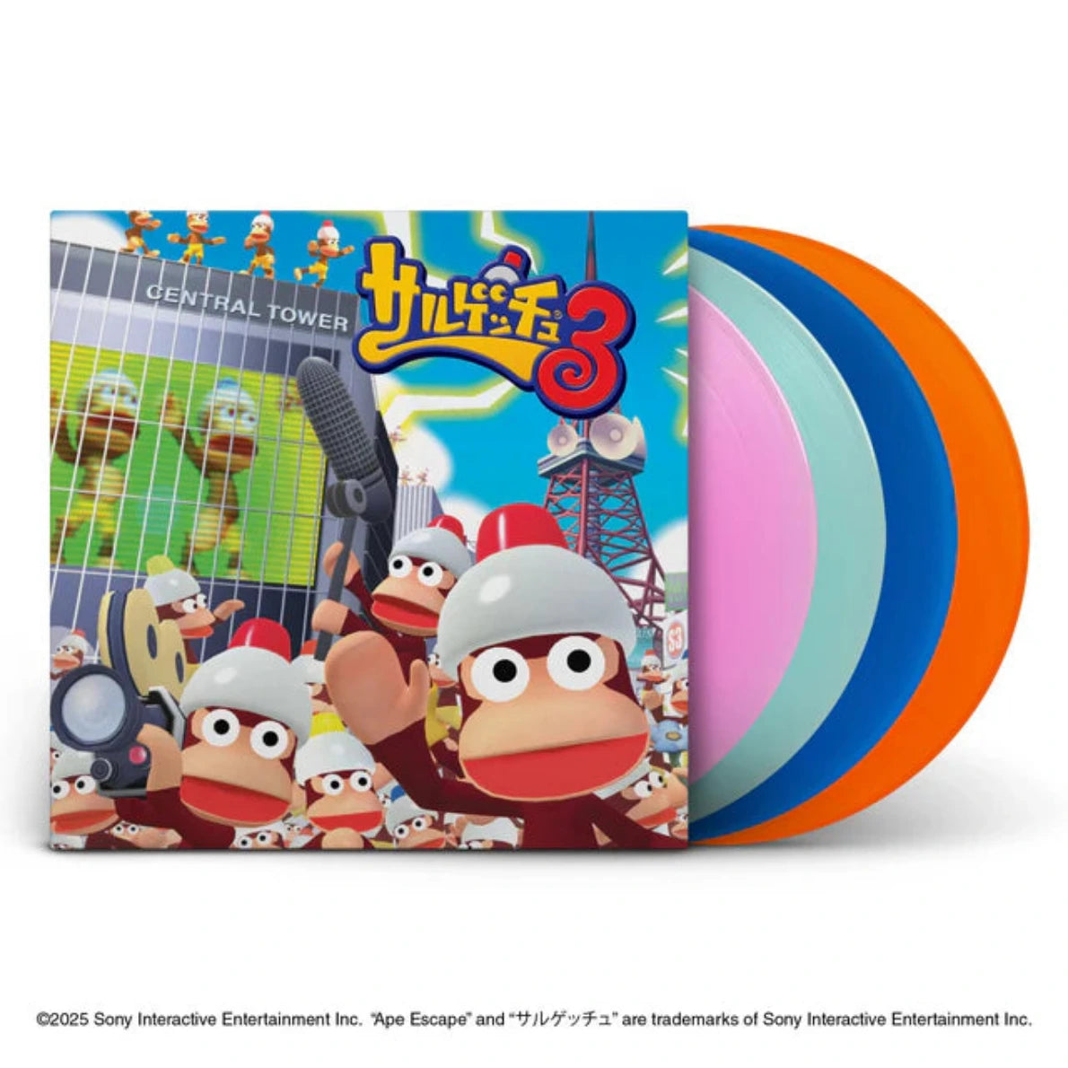 Soichi Terada - APE ESCAPE 3 ORIGINAPE SOUNDTRACKS IN A BOX (4XLP)
