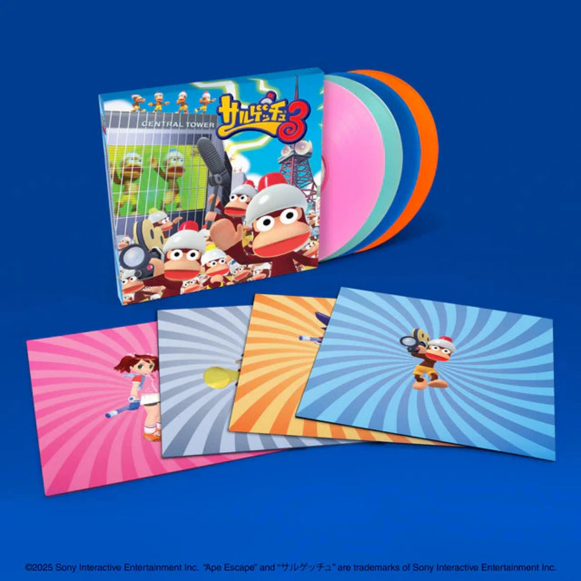 Soichi Terada - APE ESCAPE 3 ORIGINAPE SOUNDTRACKS IN A BOX (4XLP)
