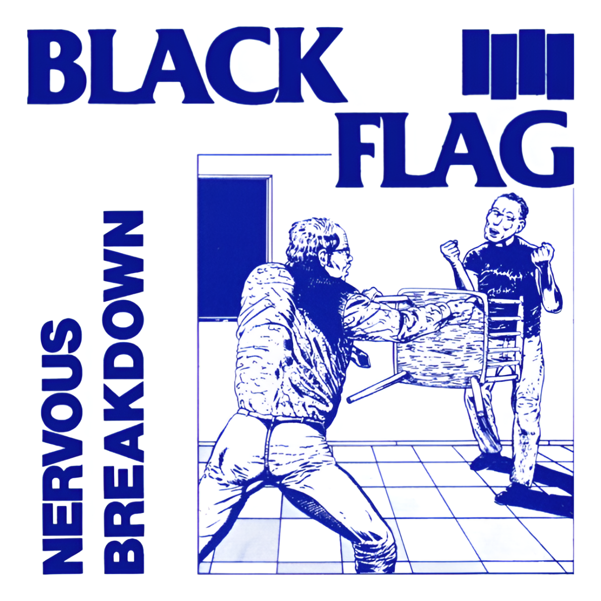 Black Flag - NERVOUS BREAKDOWN - 7" EP