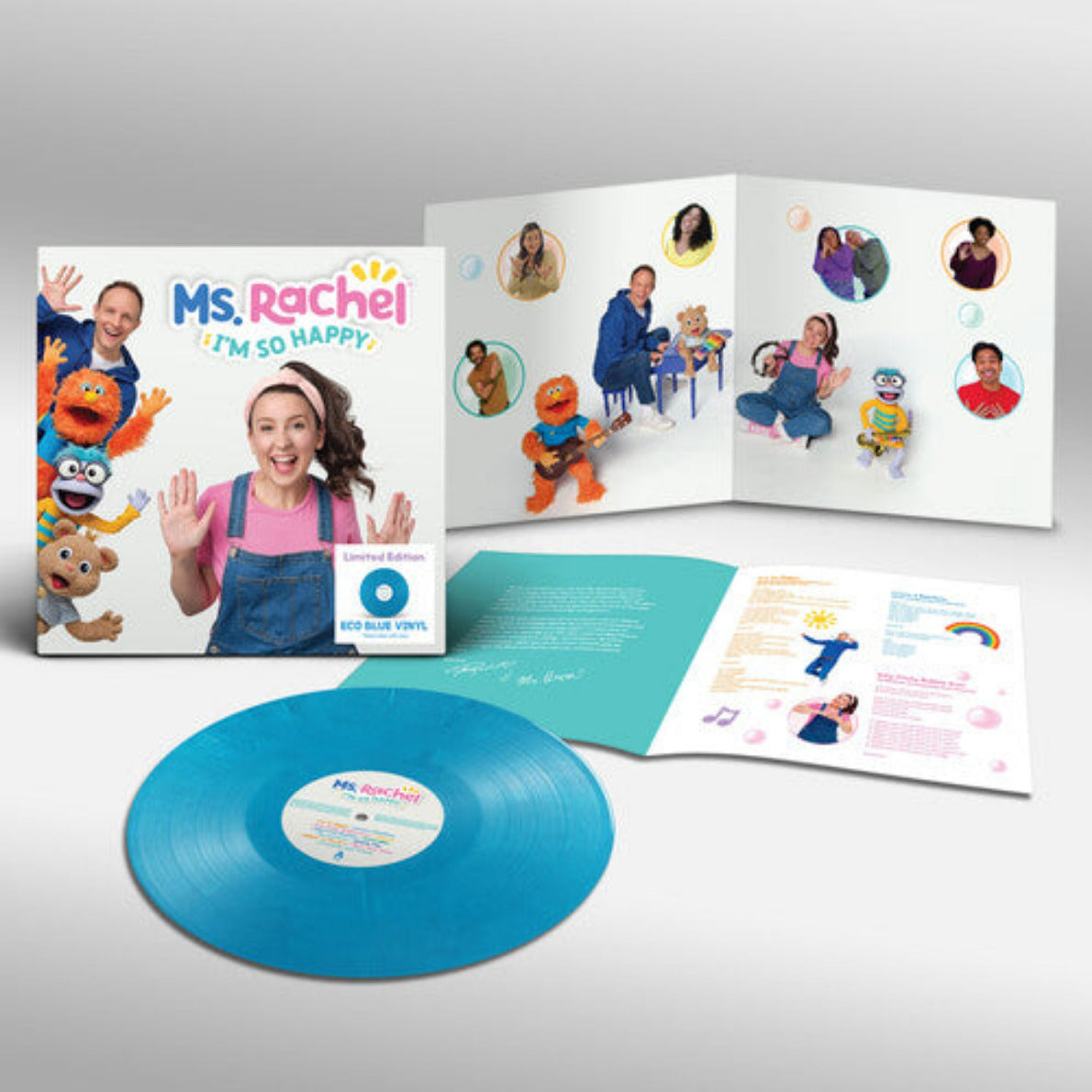 Ms. Rachel - I'M SO HAPPY (Blue Vinyl) LP
