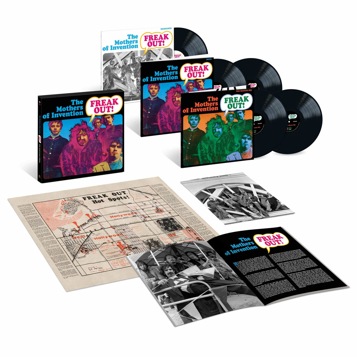 Frank Zappa & The Mother of Invention - FREAK OUT! (60TH ANNIVERSARY) (180G/5LP) Box set