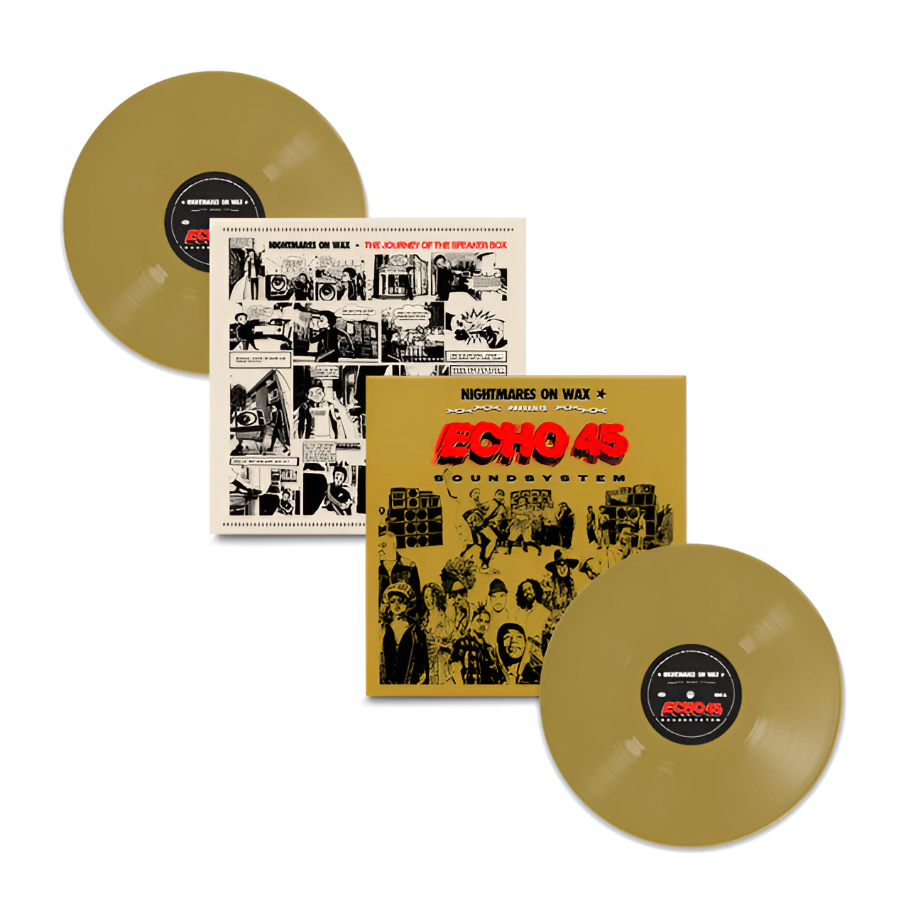 Nightmares On Wax - ECHO45 SOUND SYSTEM (Gold Color Variant) 2XLP