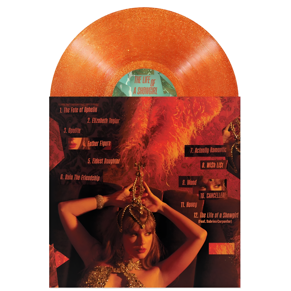 Taylor Swift - LIFE OF A SHOWGIRL LIFE OF A SHOWGIRL (Sweat & Vanilla Perfume Portofino Orange) LP